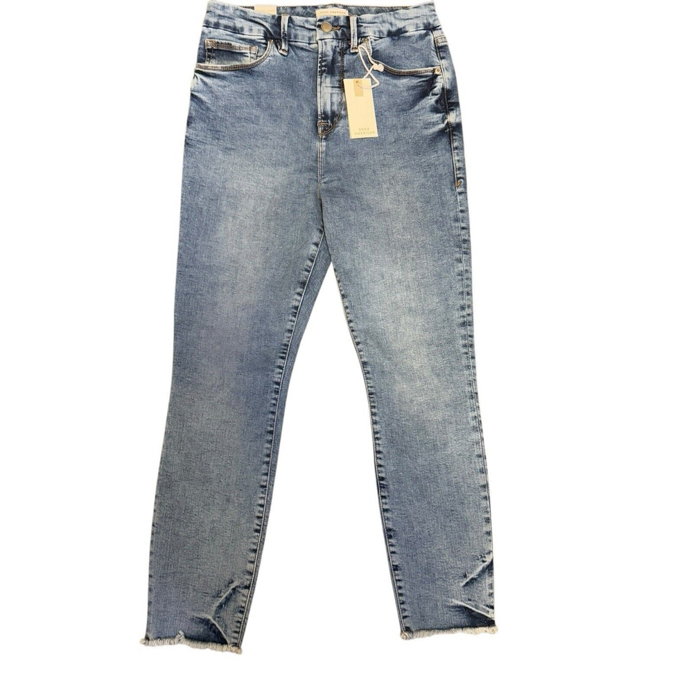 AG Jeans Women's Alexxis Slim High Rise Vintage Fit Button Fly Blue Size 25 NWT‎